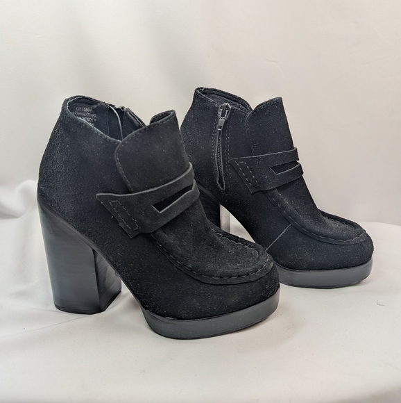 Jeffrey Campbell Nirvana  Black High Heel Boots - Picture 1 of 10